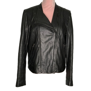 Tom Taylor leather‎ moto jacket.